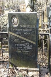Райгородецкий Григорий Моисеевич, Москва, Востряковское кладбище